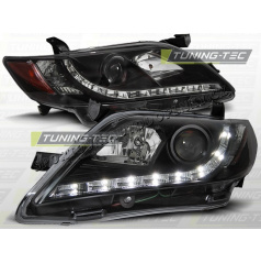 TOYOTA CAMRY 6 XV40 2006–09 FRONT CLEAR LIGHTS DAYLIGHT LED BLACK