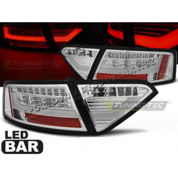 Audi A5 2007-06.2011 Coupé – verchromte LED BAR-Heckleuchten
