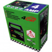 Autobatterieladegerät - 6-12V 4A - LED-Anzeige - tragbar
