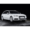 Edelstahlabdeckung - schwarzer Schwellenschutz der hinteren Stoßstange Audi A4 B9 Avant 2015-16
