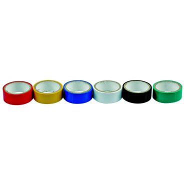 PVC-Band 19 x 0,13 mm x 3 m 6 Stück farbig PVC-Band 19 x 0,13 mm x 3 m 6 Stück farbig