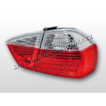 BMW E90 05–08 LED-HECKLEUCHTEN – ROT/WEISS BMW E90 05–08 LED-HECKLEUCHTEN – ROT/WEISS