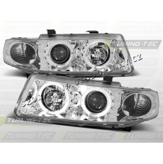 SEAT LEON/TOLEDO 1999–04 KLARE VORDERE LICHTER ANGEL EYES CHROM