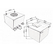 Kraftstofftank 20L TurboWorks Silber