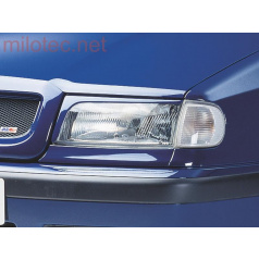 Milotec-Scheinwerferabdeckungen (Wolken) – ABS schwarz, Škoda Felicia Facelift