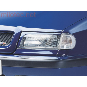 Milotec-Scheinwerferabdeckungen (Wolken) – ABS schwarz, Škoda Felicia Facelift Milotec-Scheinwerferabdeckungen (Wolken) – ABS schwarz, Škoda Felicia Facelift