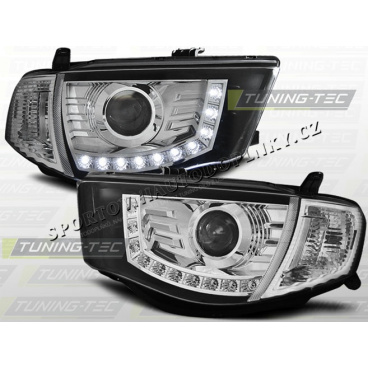 MITSUBISHI L200 2006- FRONT KLARES TAGESLICHT LED CHROM MITSUBISHI L200 2006- FRONT KLARES TAGESLICHT LED CHROM