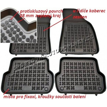 ERHÖHTER RAND GUMMIMATTE Nissan NV200, 2009+