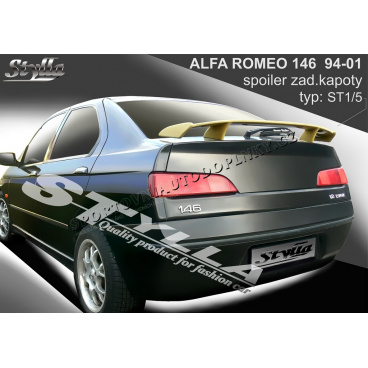 ALFA ROMEO 146 94-01 Heckspoiler. Hauben ST1/5 ALFA ROMEO 146 94-01 Heckspoiler. Hauben ST1/5