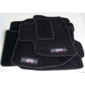 Honda Civic 2006–11 5D-Luxus-Velours-Automatten mit Mugen-Logo