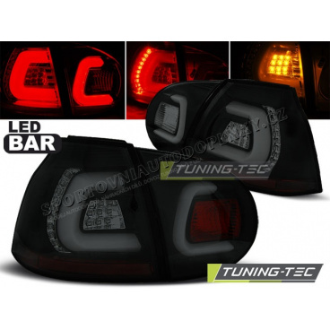 VW GOLF 5 10.2003–09 Rückleuchten, schwarz getönte LED-Leiste