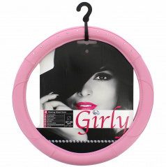 Lenkradbezug rosa DIAMANT 37-39 cm