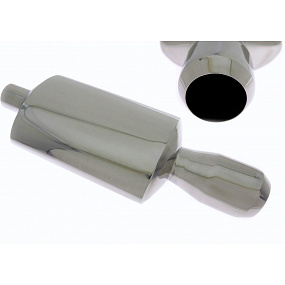 TurboWorks Sportauspuff Round Tip II (63 mm Einlass, 101 mm Spitze)