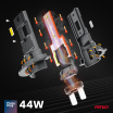 LED-Lampen X4-Serie AVIATOR H7/H18 6500K max 44W AMIO-03764