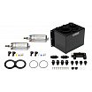 Kraftstofftank Swirl Pot 3L TurboWorks für 2 Pumpen 250LPH + Schiene (im Set) Schwarz