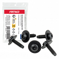 Schraubensatz mit Unterlegscheibe ⌀ 6 mm 23 mm Torx 5 Stk.