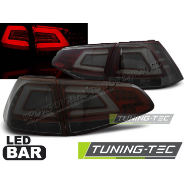 VW Golf 7 2013- Rückleuchten rauchrote LED BAR VW Golf 7 2013- Rückleuchten rauchrote LED BAR