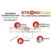 Mitsubishi Lancer Evolution Evo IV-V-VI StrongFlex Sport kompletter Satz Silentblöcke 26-tlg