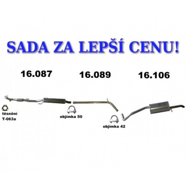 Kompletter Auspuff Škoda Fabia I 2005-9 Limousine / Kombi 1,2 L Kompletter Auspuff Škoda Fabia I 2005-9 Limousine / Kombi 1,2 L