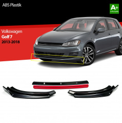Spoiler unter der Frontstoßstange VW GOLF VII 2012-17 glänzend schwarz