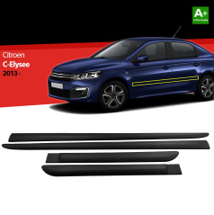 Citroen Elysee 2013+ Kunststoff-Seitentürschutzleisten