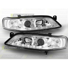 OPEL VECTRA B 1995-98 FRONTKLARLEUCHTEN TAGESLICHT LED CHROM