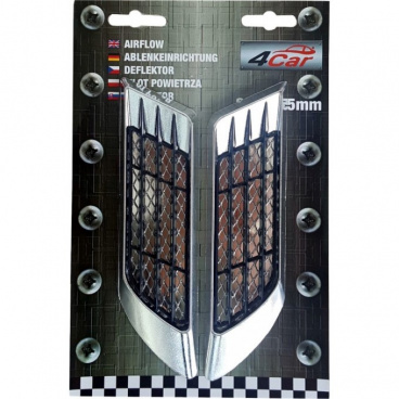 Auspuff klein Chrom S-LINE 50x190mm