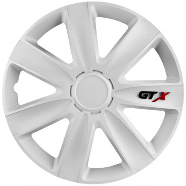 GTX CARBON Radkappen weiß 14-16" (je 1 Stück)