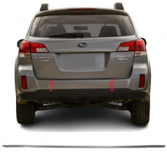 Edelstahlstreifen an der Unterkante des Kofferraums Subaru Outback 2010-15