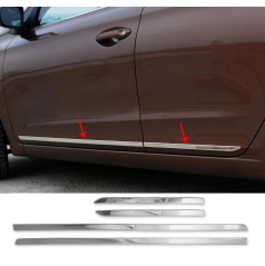 Edelstahl-Türverkleidungen Hyundai i20 2014-2021 (können auch oben angegeben werden)