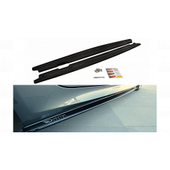 Schweller BMW 5 E60 E61 M-Paket Glänzend Schwarz