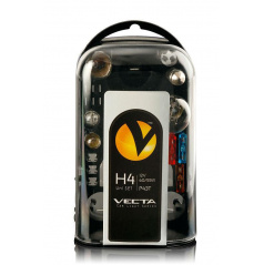 Box mit Uni 12V/H4 Vecta-Glühbirnen inkl. Sicherung