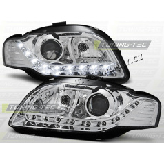 AUDI A4 (B7) 2004–08 KLARES VORDERE LICHTER, TAGESLICHT, LED, CHROM