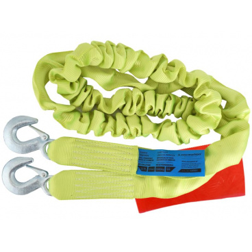 Flexibles Seil 4 m bis 3000 kg - Metallkarabiner