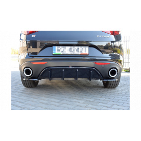 Dokładka Alfa Romeo Stelvio Zderzak Tył Gloss Black