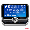 FM-Autotransmitter mit Fernbedienung 2×USB-A 12V 24V