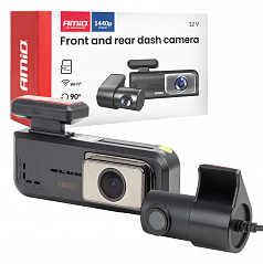 Dashcam fürs Auto 2K + 1K WLAN 512 GB WIFI Full HD AMIO-04800