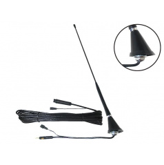 Autoantenne mit Verstärker schwarz K+K