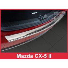 Mazda CX-5 II 2017 Edelstahlabdeckung zum Schutz der Schwelle der hinteren Stoßstange