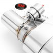 RM-Sportauspuff mit verstellbarer Unterdruck-Soundklappe 350 mm