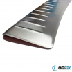 Heckstoßstangenabdeckung aus gebürstetem Edelstahl für den VW T5