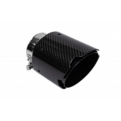 Endrohr 114mm Eingang 76mm Carbon Gloss