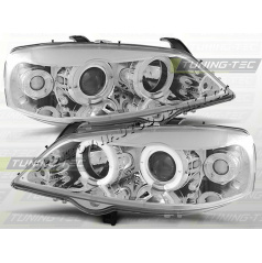 OPEL ASTRA G 1997–04 KLARES VORDERE LICHT ANGEL EYES CHROM