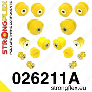 Audi Allroad 2004-11 StrongFlex Sport Satz Silentblöcke für die Vorderachse, nur 16 Stück Audi Allroad 2004-11 StrongFlex Sport Satz Silentblöcke für die Vorderachse, nur 16 Stück