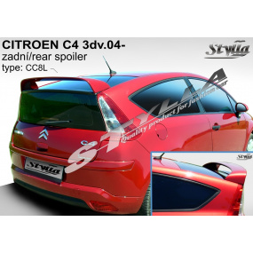 Citroen C4 3D 2004+ Heckspoiler (EU-Homologation) Citroen C4 3D 2004+ Heckspoiler (EU-Homologation)
