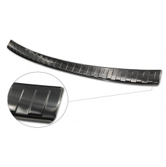 Edelstahl-Heckstoßstangenabdeckung Hyundai i30 2017+ inkl. FL 2020+ schwarz