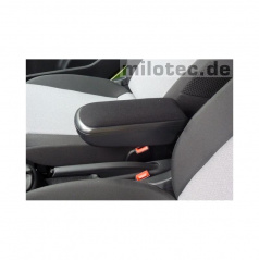 Milotec-Armlehne, schwarzes Wildleder, Skoda Octavia III, 2013+ Limousine/Kombi