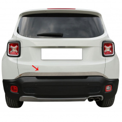 Edelstahl polierte hintere Kofferraumkante Omtec Jeep Renegade 2014-19