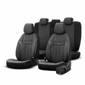 OTOM SWAN 501 SCHWARZ 3-ZIP Autositzbezug-Set