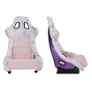 Sportstuhl SLIDE KS2 Premium Hellrosa & Grafikvelours Gradient Glitzer